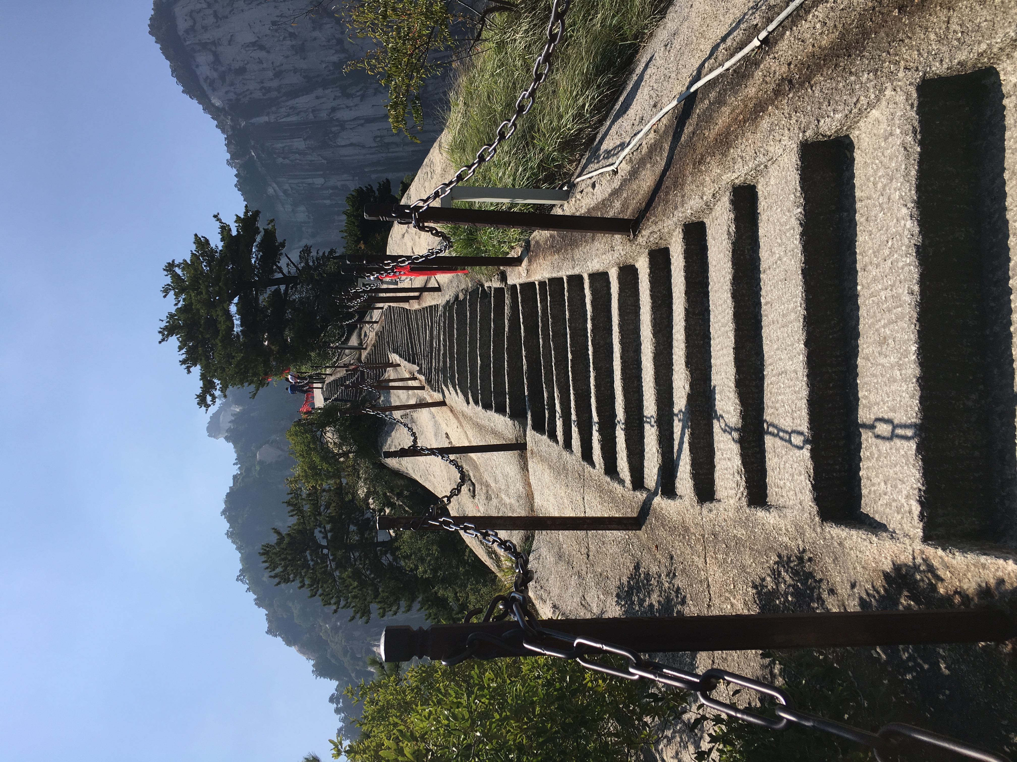 北上西下华山有危险的地方吗,恐高华山攻略