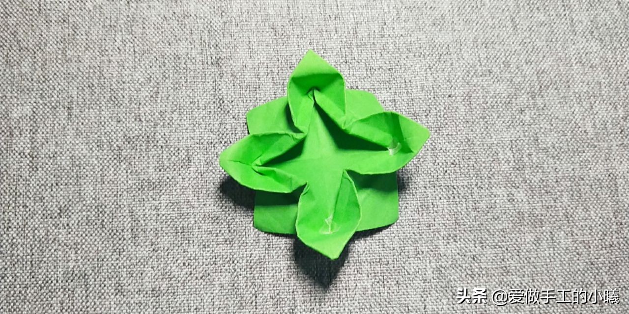 折纸王子折纸五瓣玫瑰花,玫瑰花折纸教程图解千纸鹤