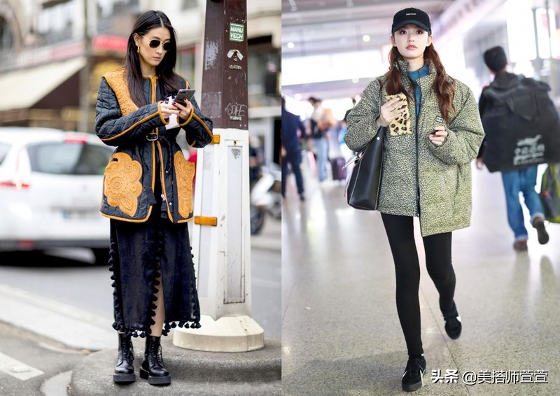 冬天羽绒服怎样穿出时尚感,今年冬款羽绒服潮酷穿搭