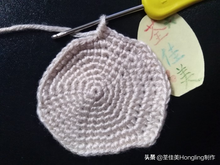 马蹄莲花的钩织教程,马蹄莲宽叶子的钩织教程