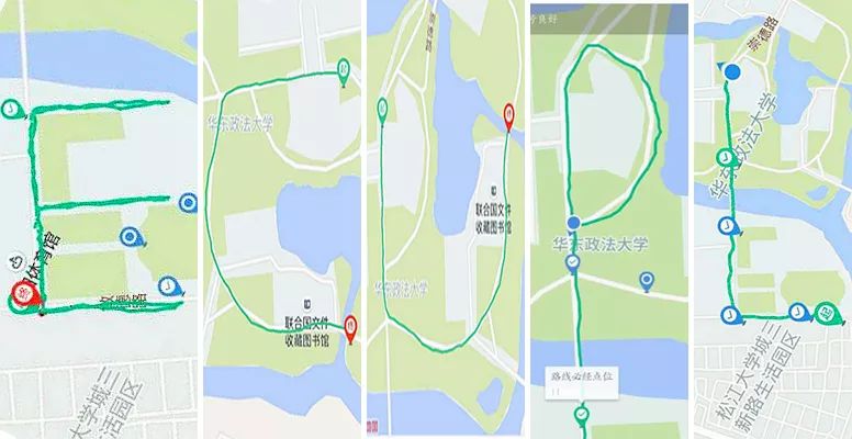 上海市晨跑团,沪上23所高校