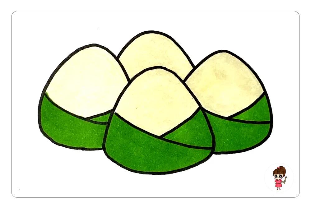 端午节粽子简单又漂亮,我要画端午节的粽子