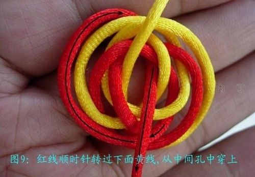 绳结编法大全中国结,中国结纽扣编法慢动作编手链