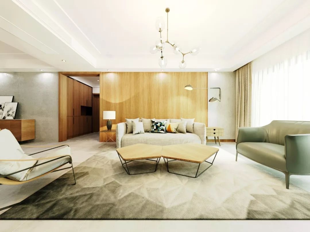 木饰面的背景墙温润的质感,木饰面做背景墙环保耐用吗