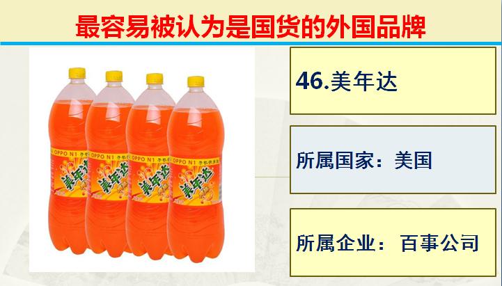 常被人误认为国货的50个外国品牌,50个常见误认为中国的外国品牌