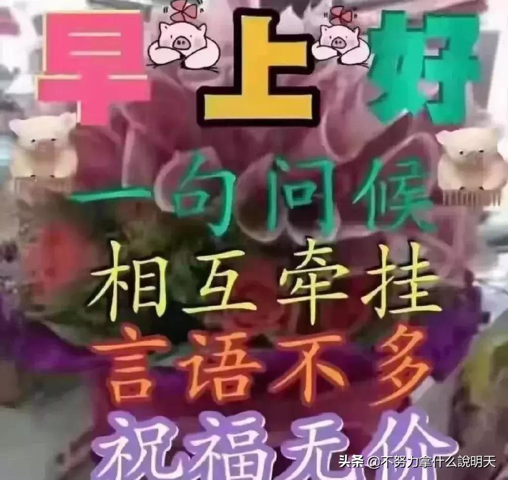 清晨特漂亮早上好祝福语动态图片,最美的早晨祝福语图片大全