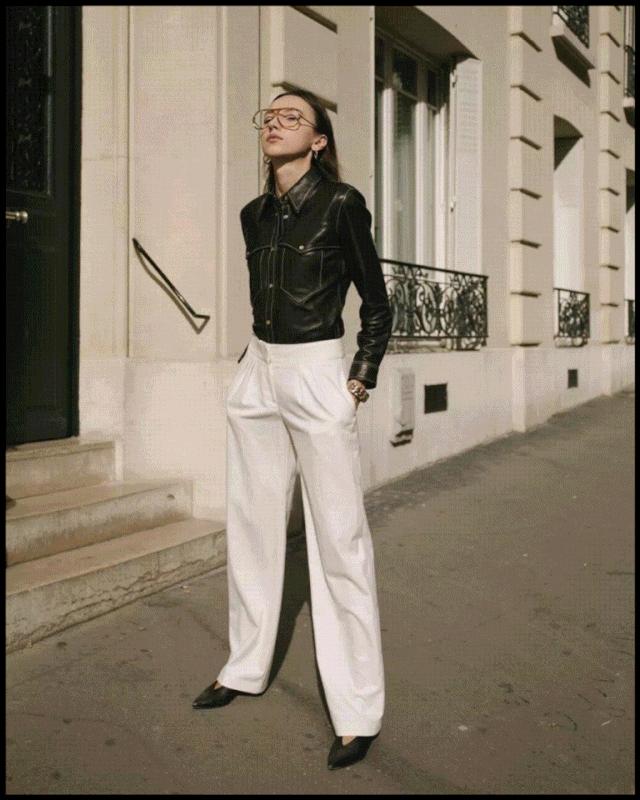 修饰腿型垂感直筒裤,腿粗小个子高腰直筒裤测评