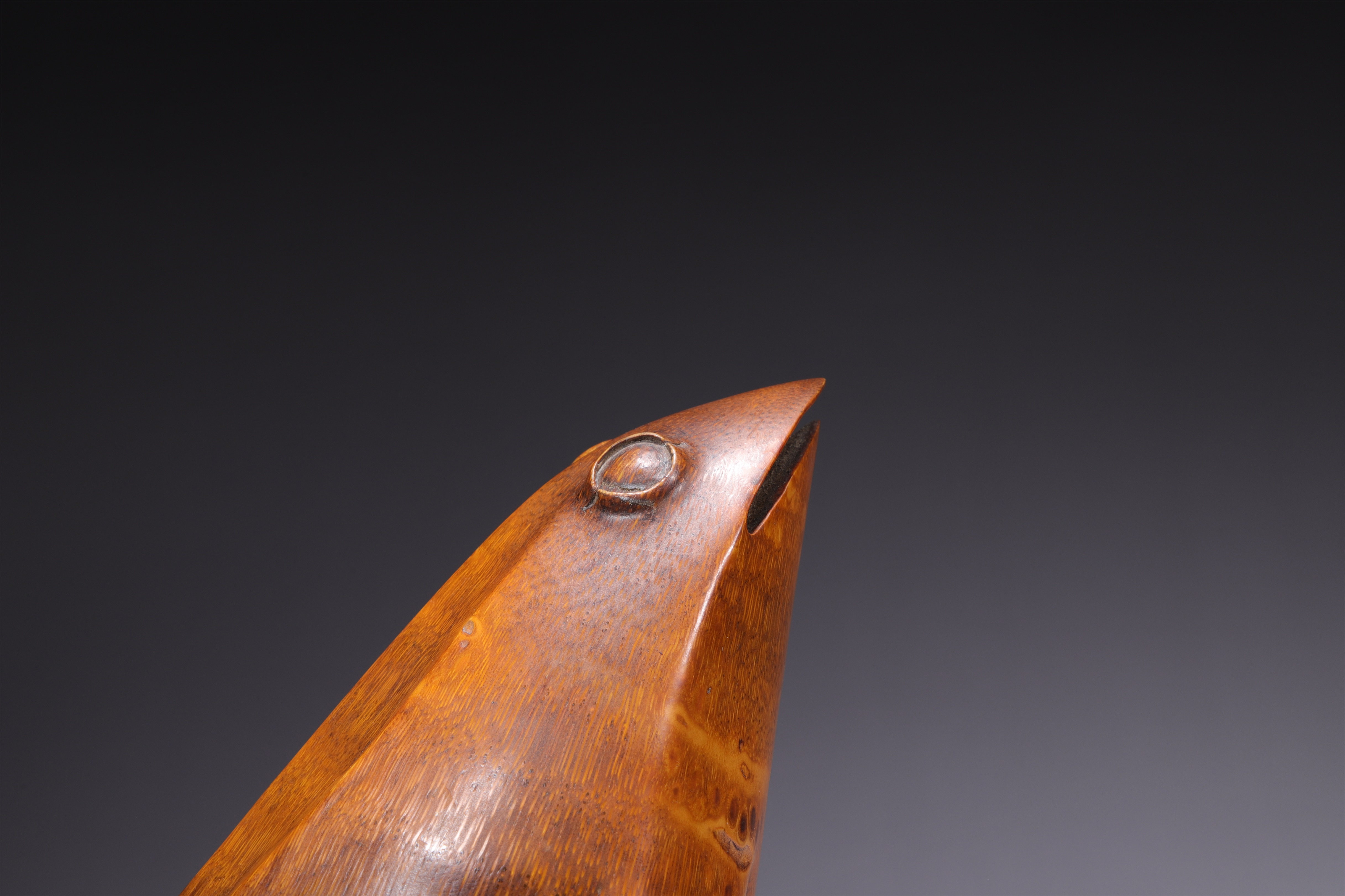 竹雕金蟾制作图,历鹏强竹雕金蟾