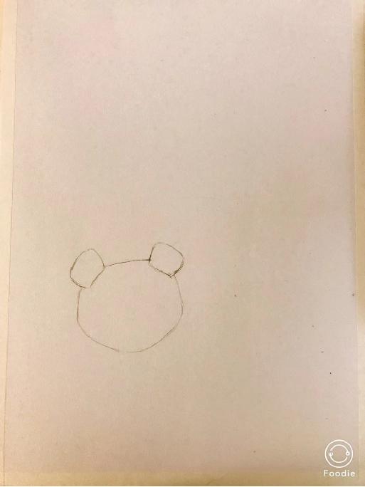 小熊美术水粉创意画,熊猫水粉画儿童画