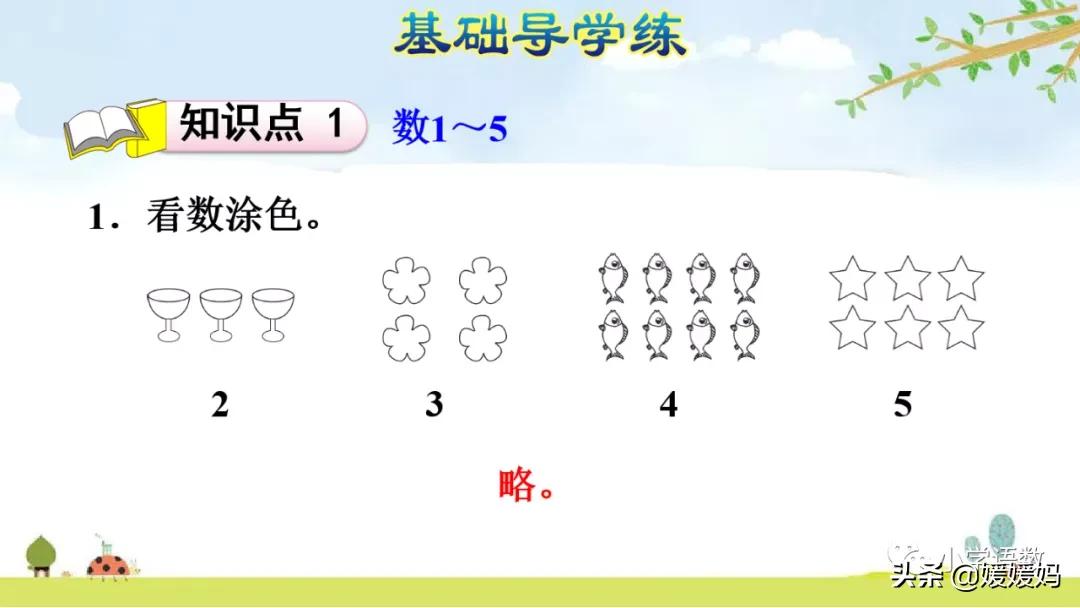 人教版小学数学1-5的认识教案,一年级数学11-20数的认识思维导图