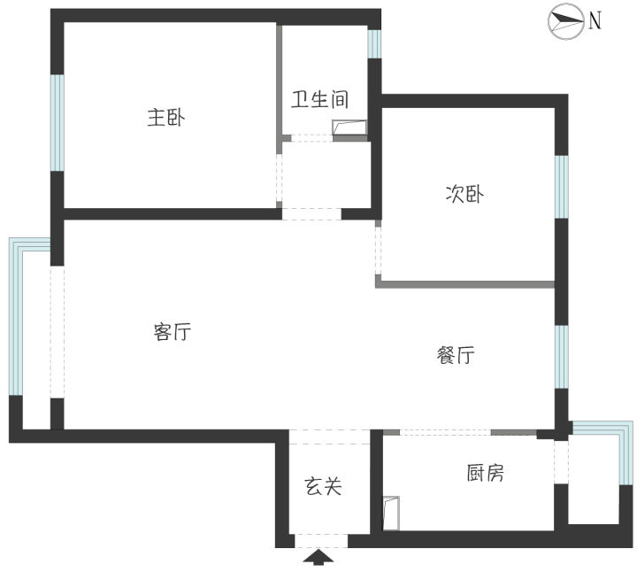 餐厅预留电视,终于实现了边做饭边追剧的愿望