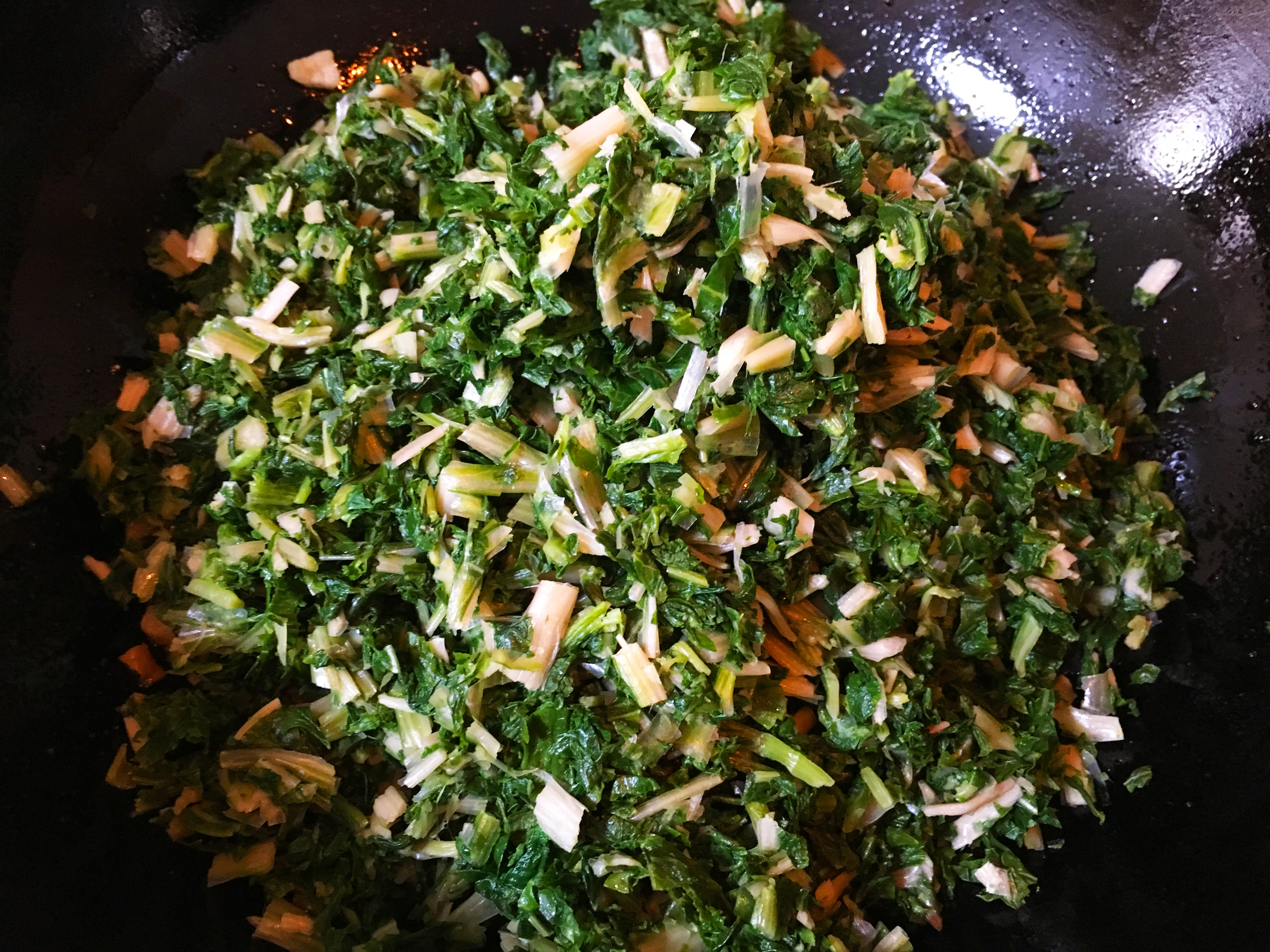 雪里蕻大包子馅做法,雪里蕻豆腐大包子