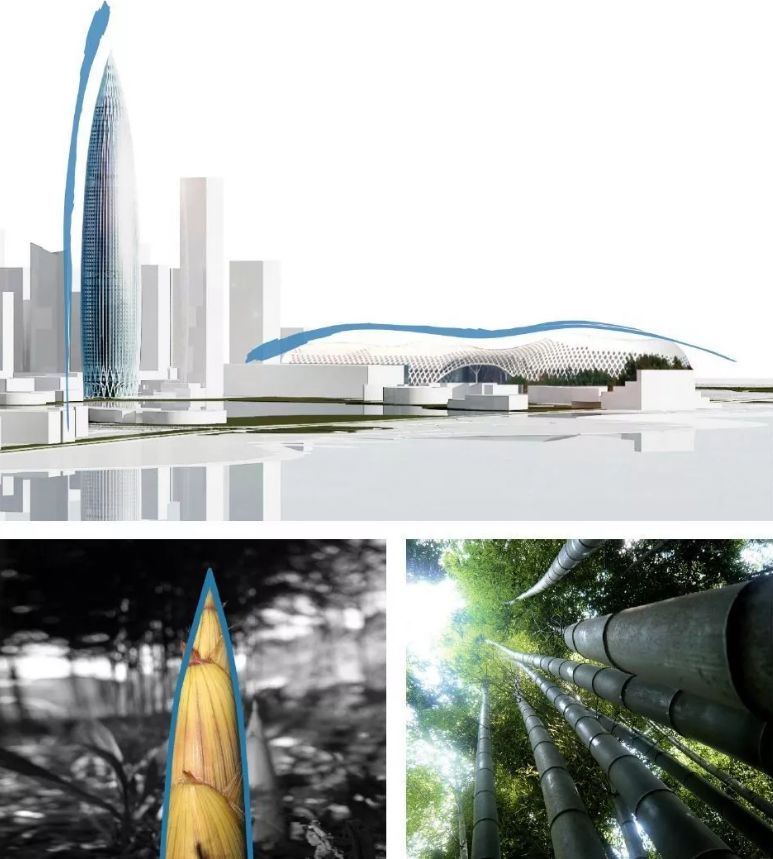 深圳华润春笋大厦最早效果图,深圳华润大厦原设计图