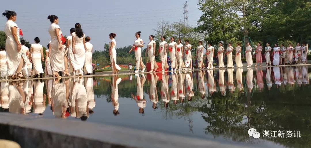 惊艳全国、破世界纪录!455名旗袍佳丽云集湛江遂溪玥珑湖