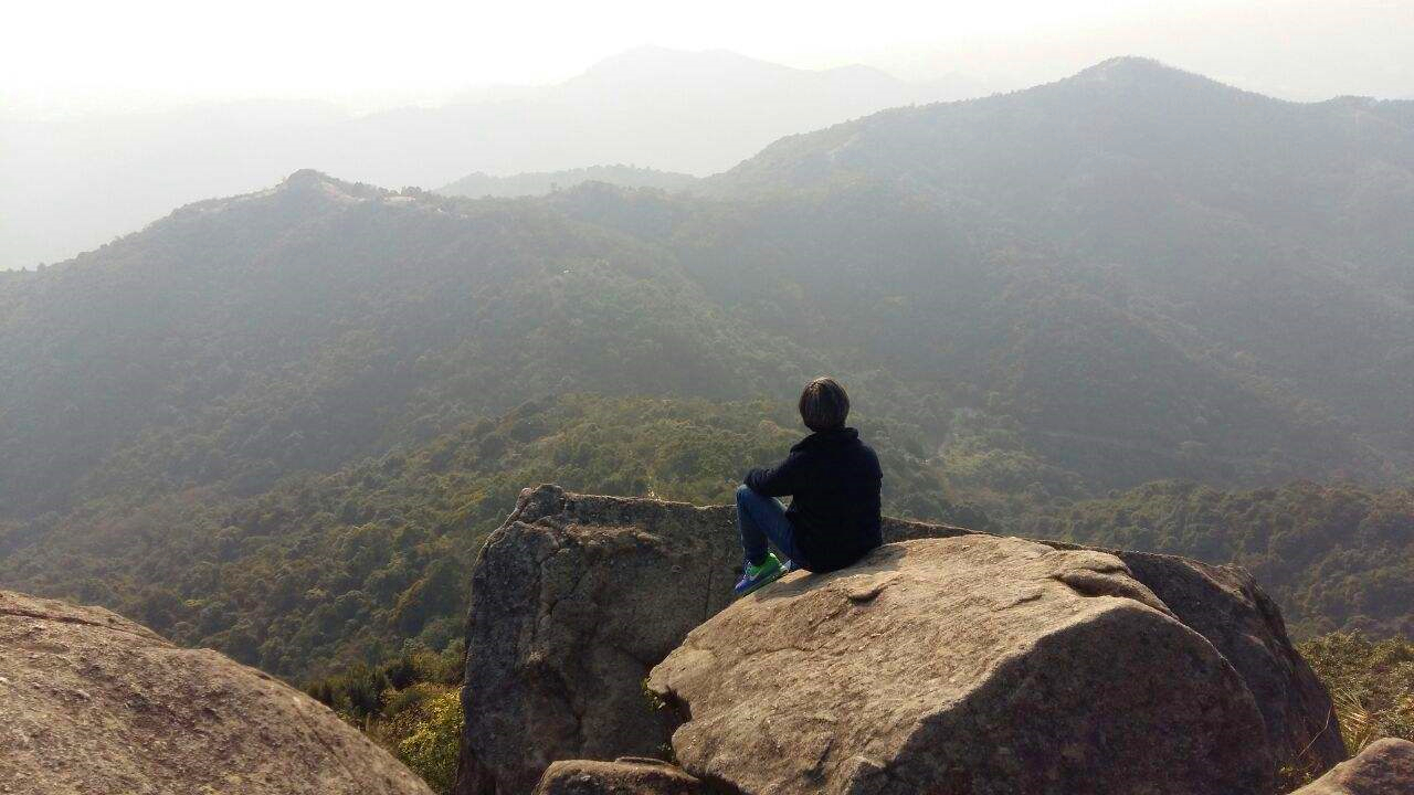 羊台山玻璃观景台在哪里,深圳羊台山最佳观景