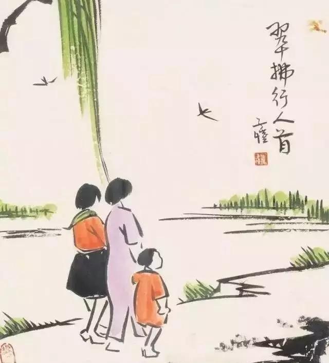 丰子恺画唐诗宋词,丰子恺的画醉了整个春天