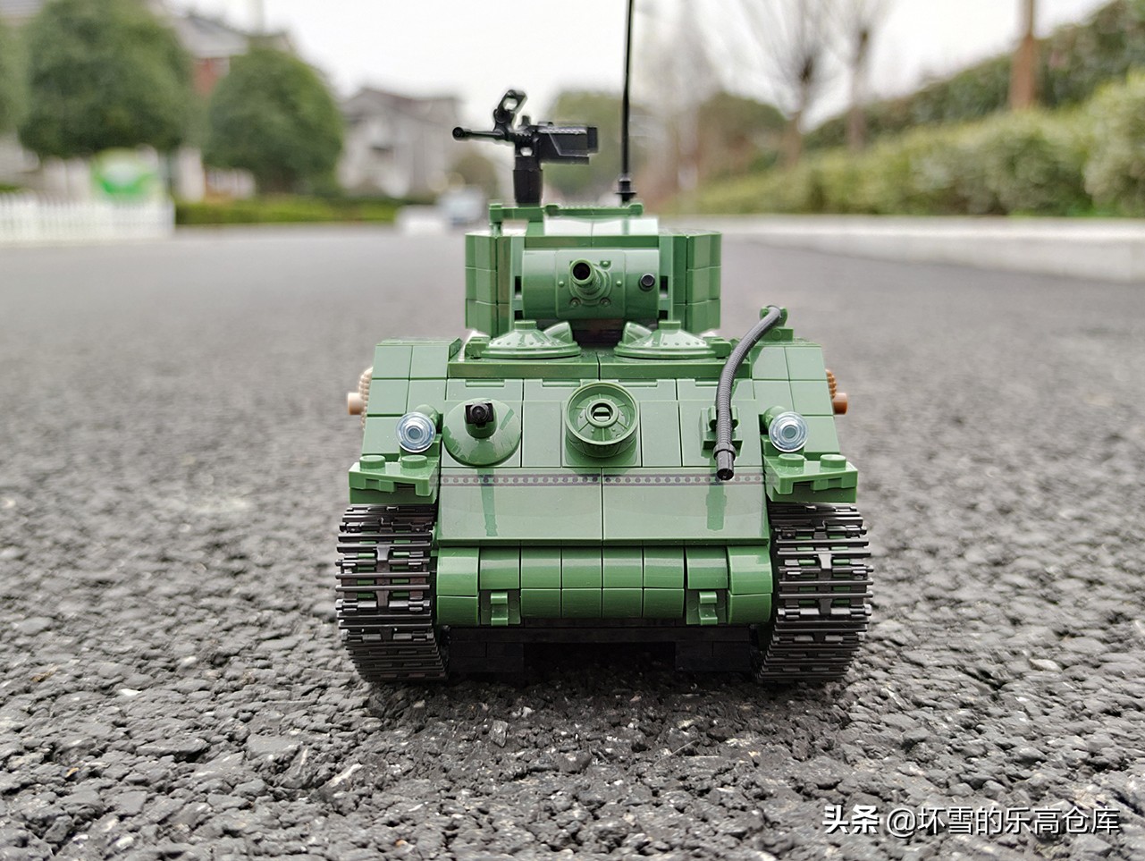 m2谢尔曼坦克,全冠积木谢尔曼坦克测评