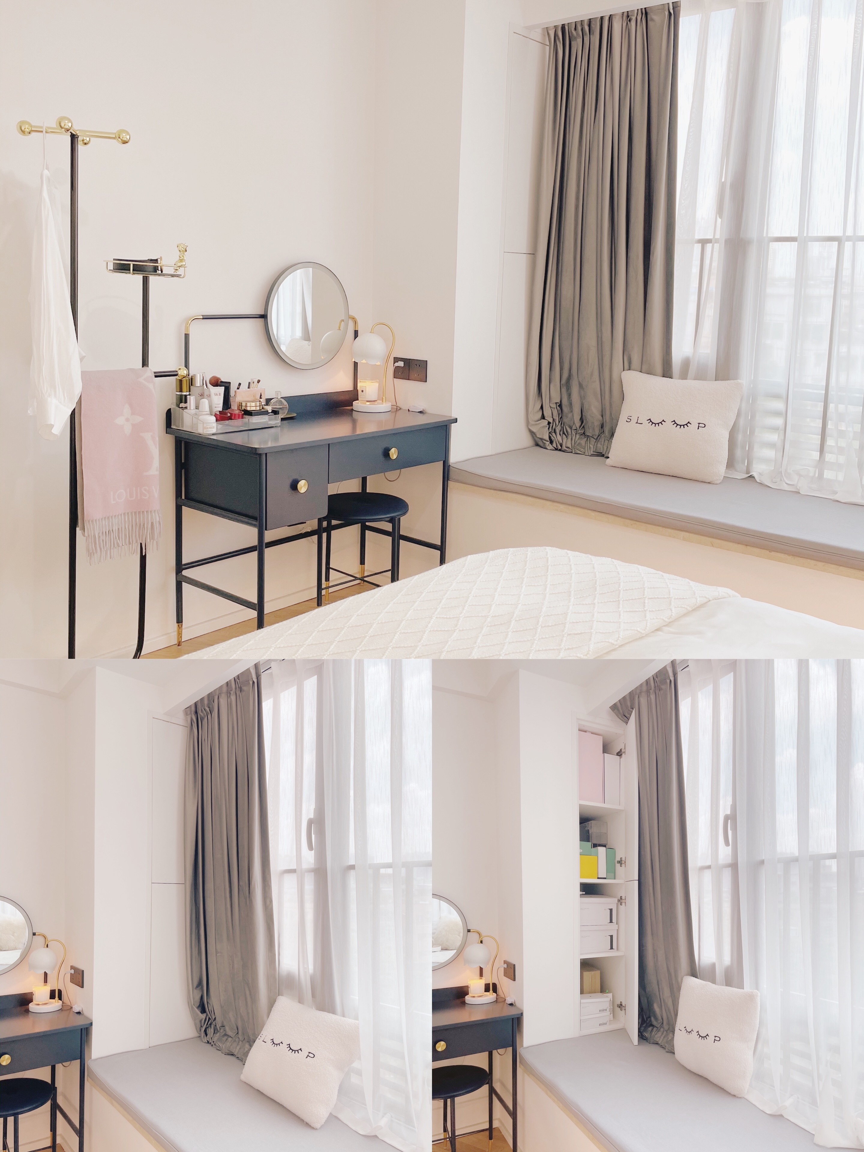 奶油色的卧室太好看了！快来抄作业，附清单