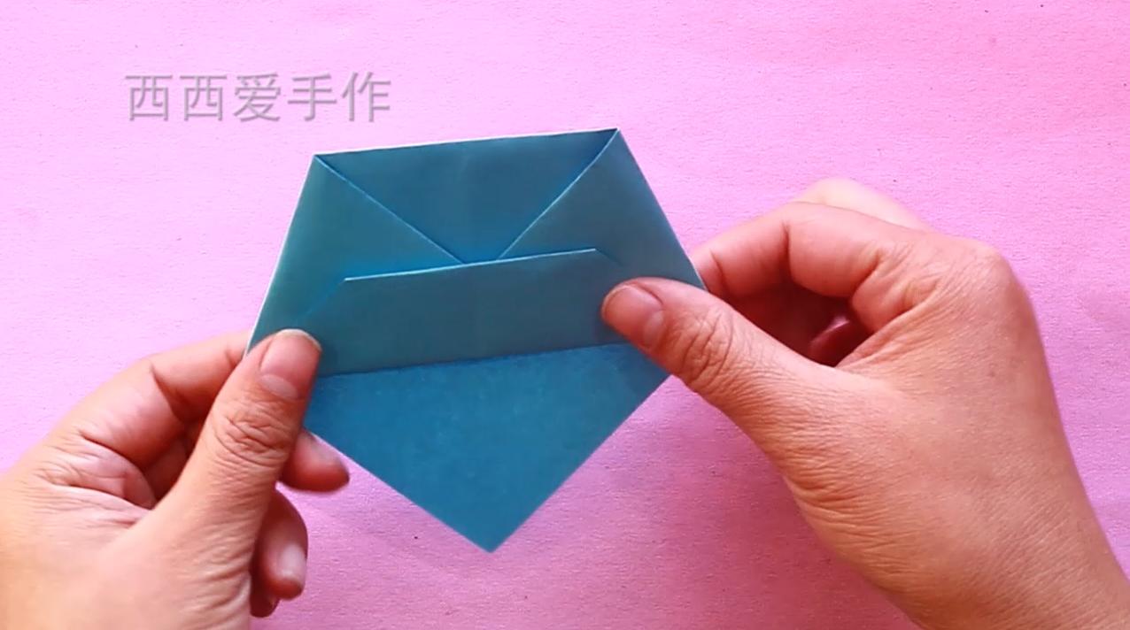 儿童简单折纸手工纸帽,怎样折最简单的棒球帽