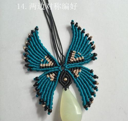 编蝴蝶绳教程,5号线绳编蝴蝶教程大全