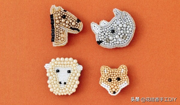 珠子搭配diy手工,超简单珠子做的饰品