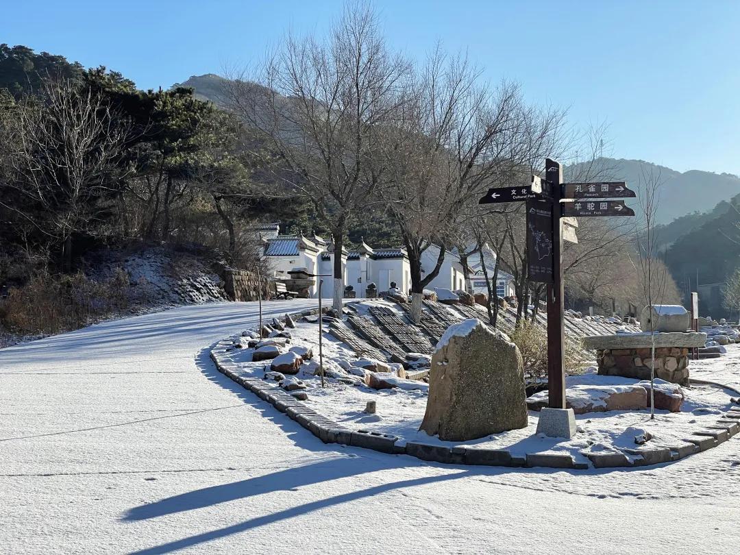 宛如仙境的景点,犹如仙境般的雪景