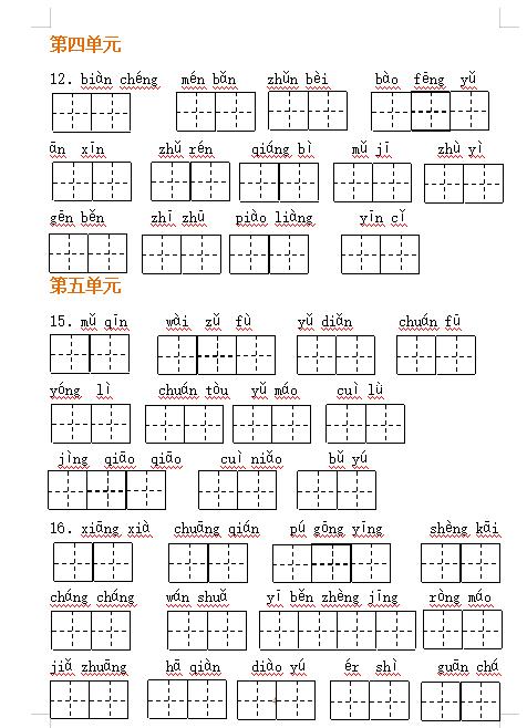 部编版1-6年级语文上册必背内容,部编版语文6年级上册背诵资料