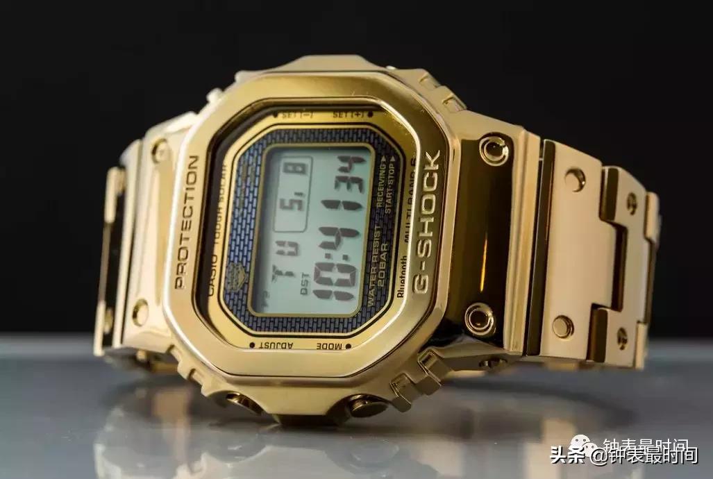 卡西欧手表g-shock黑武士黑金搭配,卡西欧高级感g-shock手表