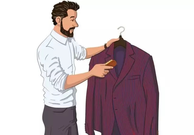 香云纱西服怎么打理,如何打理好西服领子