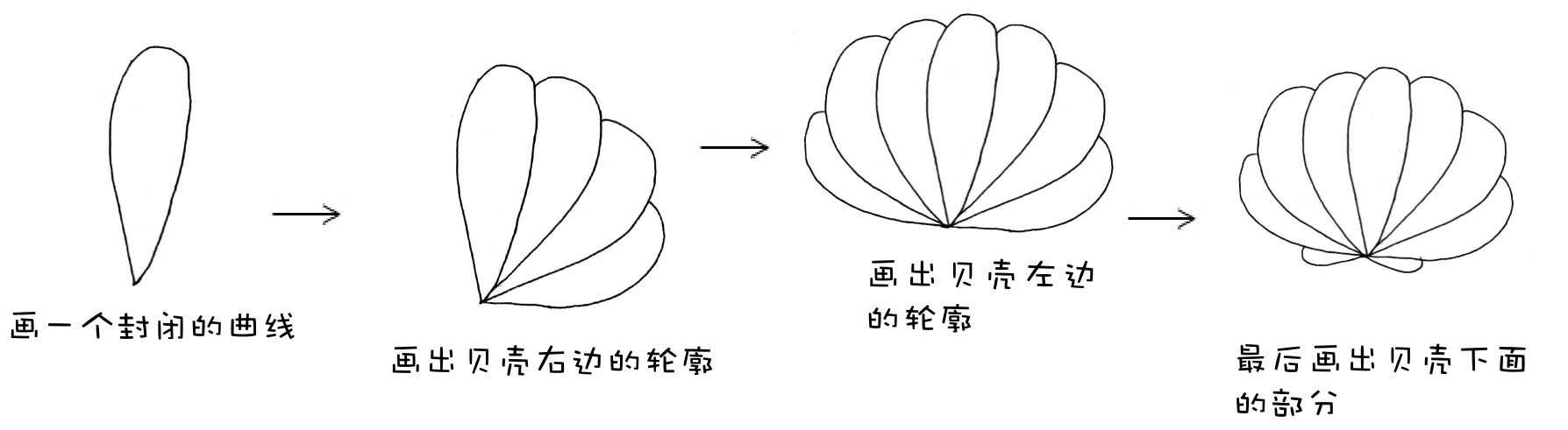 水族类动物简笔画,简笔画动物简单又好看简笔画