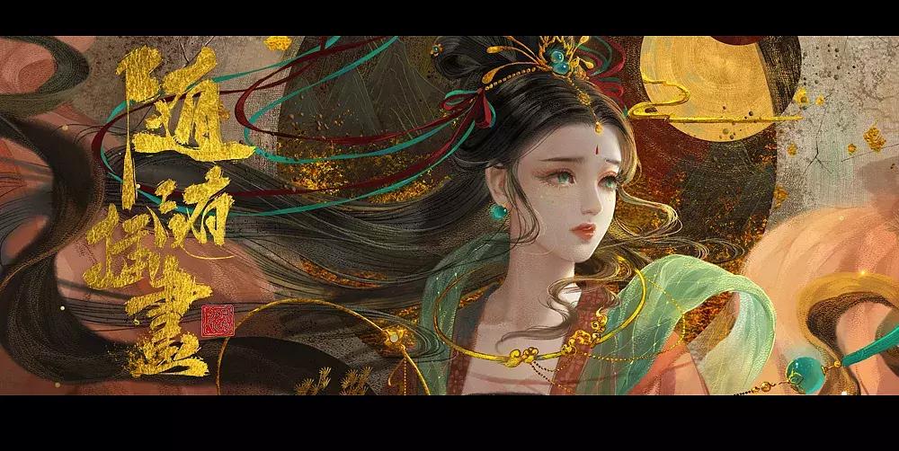 看完她笔下的古风美人,才知英雄难过美人关,一颦一笑让你醉倒