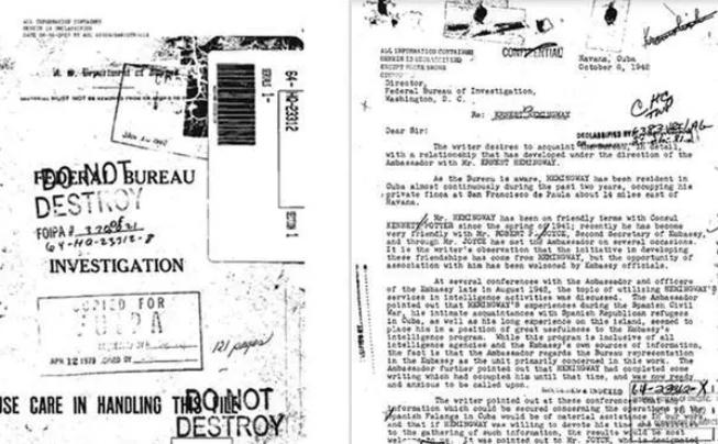 海明威：早年经历5次战争4次车祸2次坠机，晚年却因为FBI而自杀