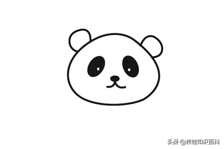 熊猫怎么画最简单儿童,熊猫怎么画儿童3-6岁