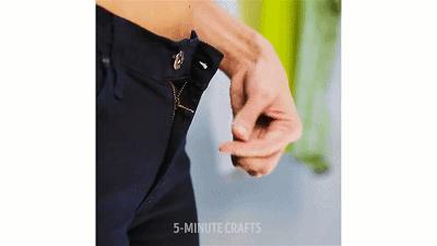 小妙招衣服后面有拉链自己不好拉,妙招衣服拉链底端坏了