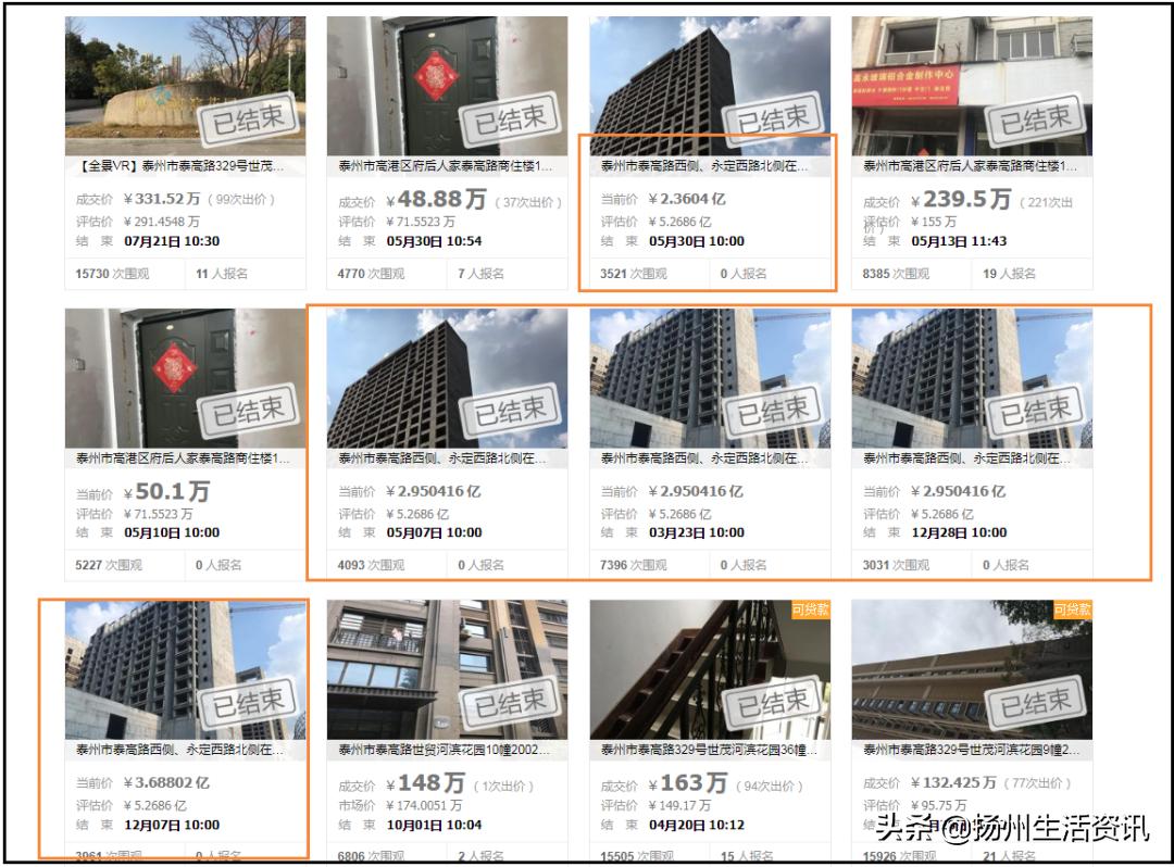 泰州房地产拍卖,泰州价值千万的房产惨遭拍卖