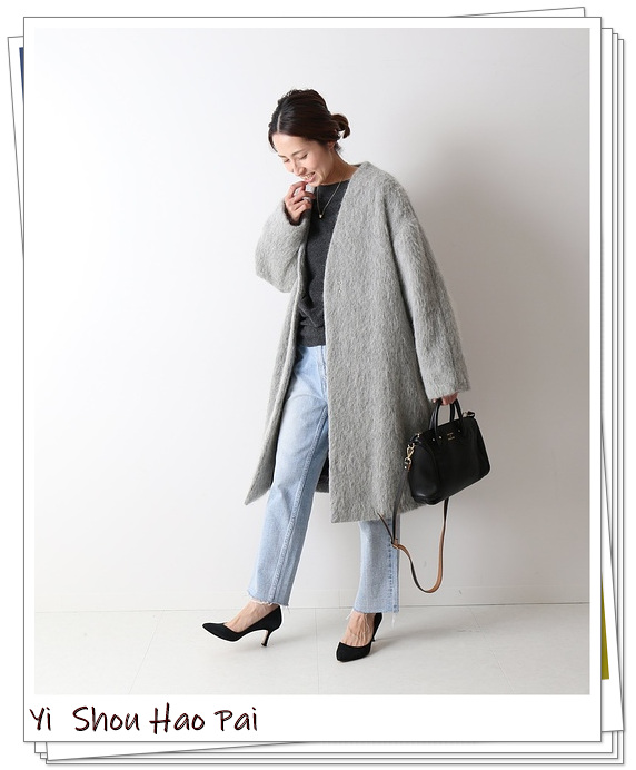 气质女生大衣穿搭风格推荐,30以上的女人羊绒大衣穿搭