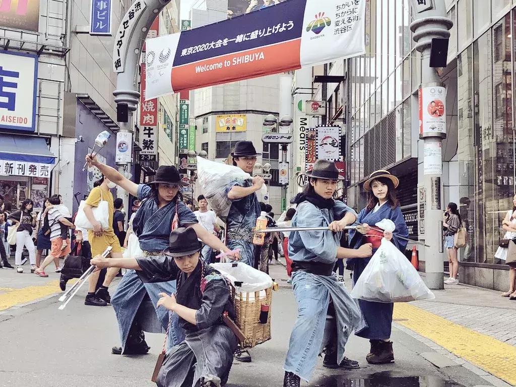 日本街头捡垃圾武士,日本街头捡垃圾天团