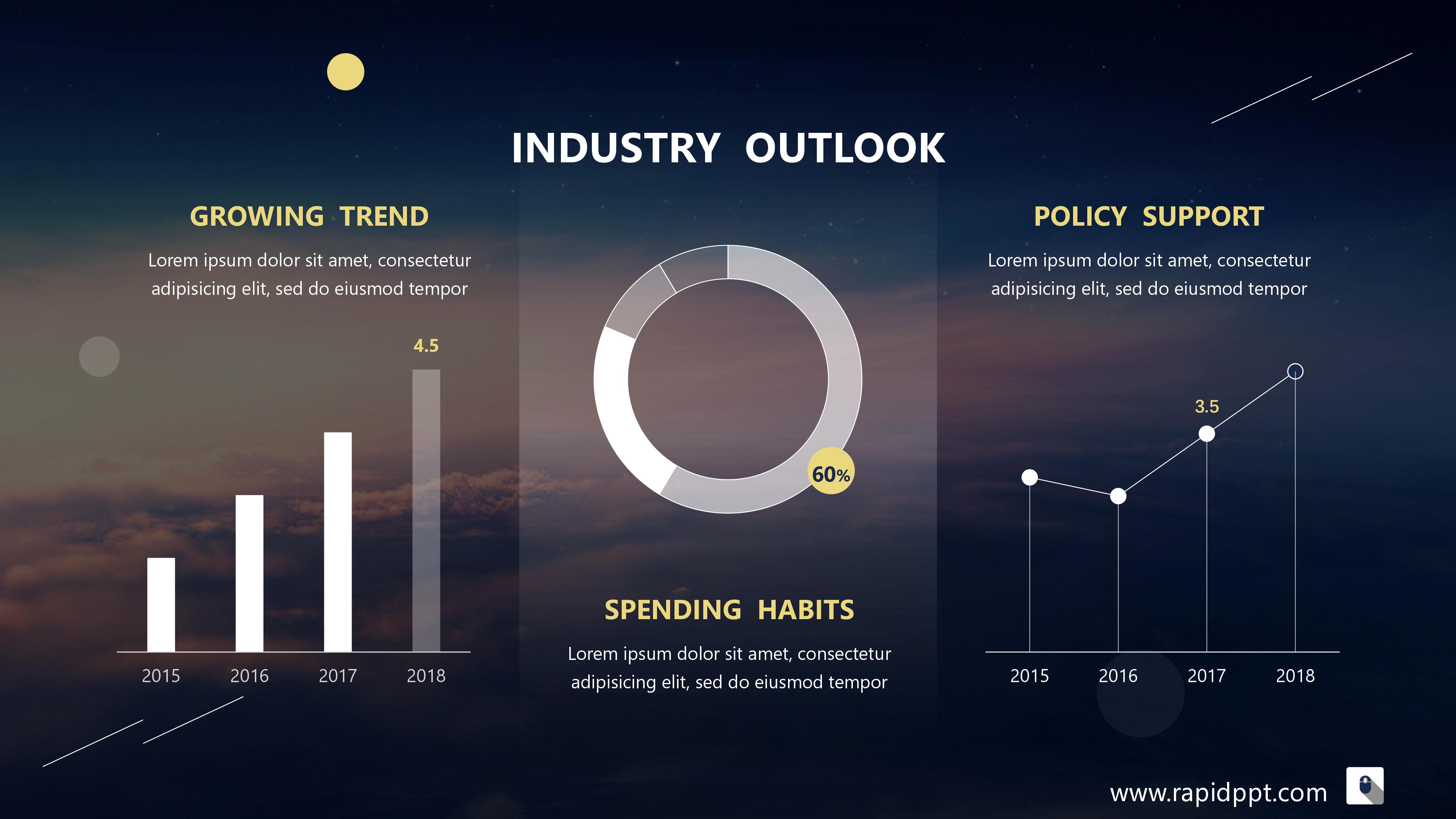 高端大气商业ppt模板图片,灰色商务风格企业宣传介绍ppt模板