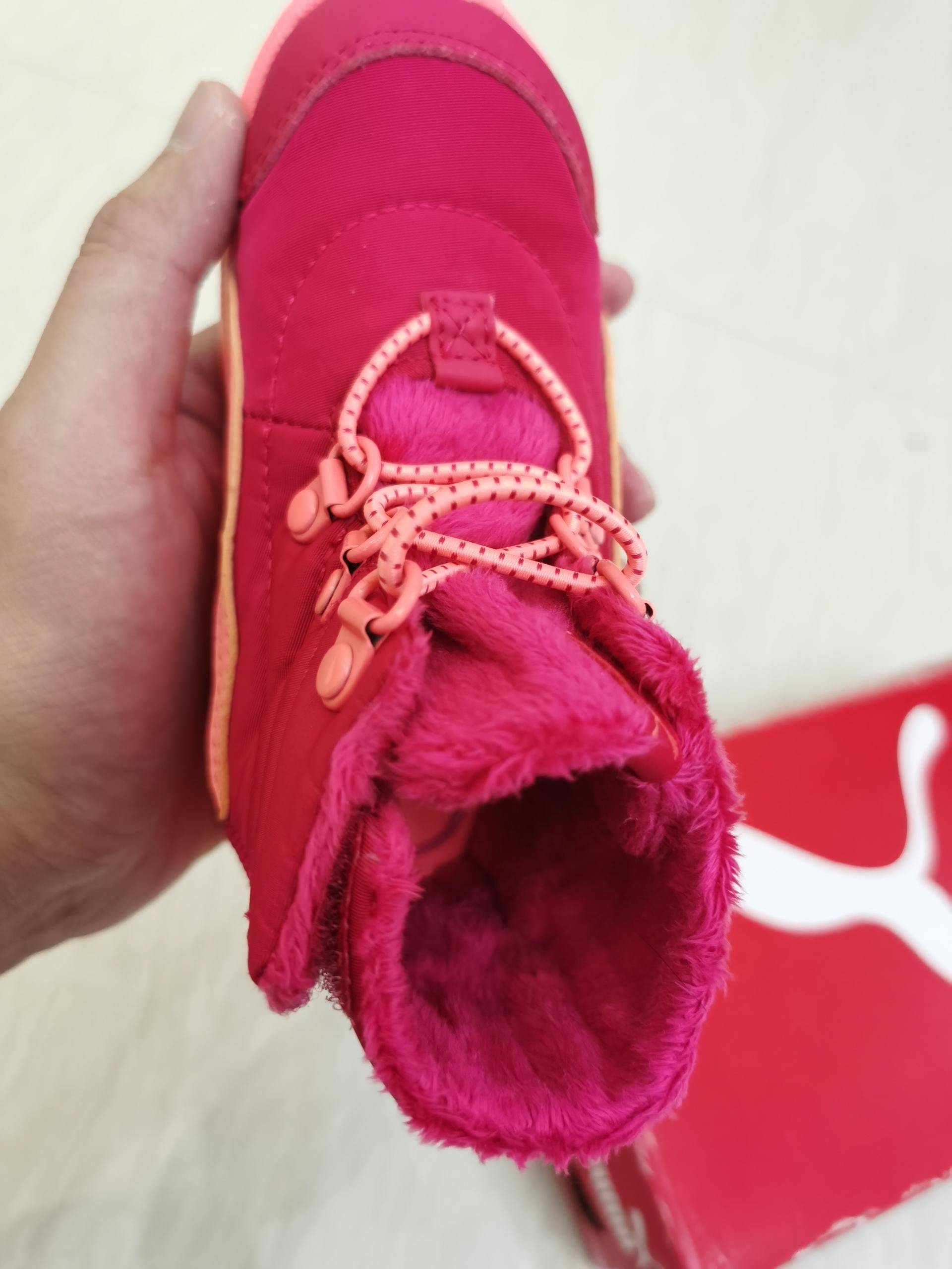 「双十一晒单」踏雪无忧：彪马小童加绒运动靴