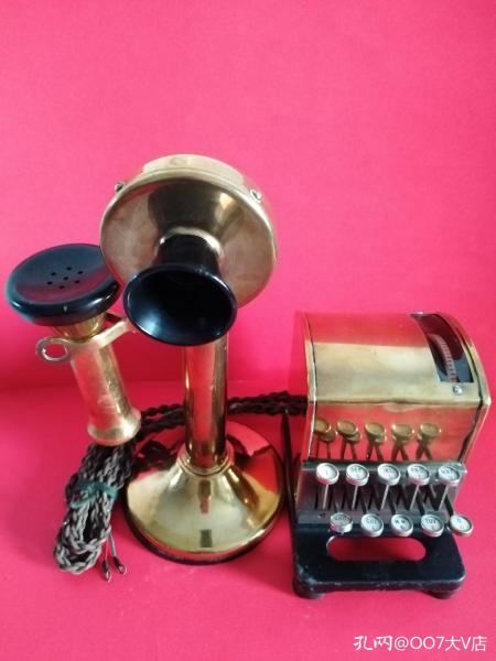 老式古董电话机照片,迪士尼古董电话机
