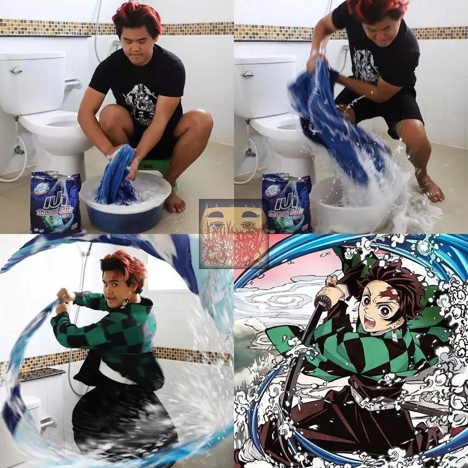 泰国胖小哥cosplay模仿,泰国小胖哥搞笑视频