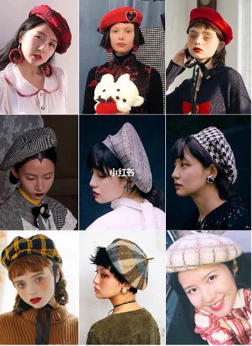 爱戴帽子的优雅女士,爱戴帽子的女人图片