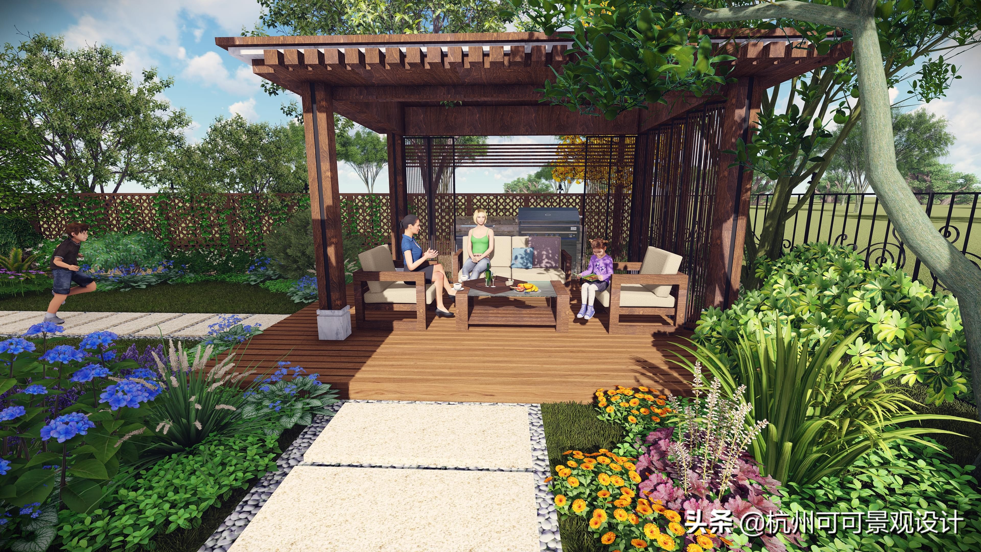 5种最受欢迎的庭院设计方案,庭院设计最简单的办法