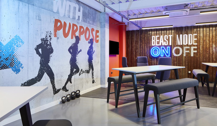 活力动感运动保健品SCI-MX英国格洛斯特办公设计欣赏