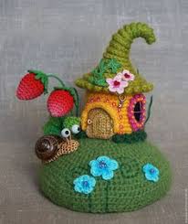 钩针梦幻小屋,钩针编织童话小屋视频教程