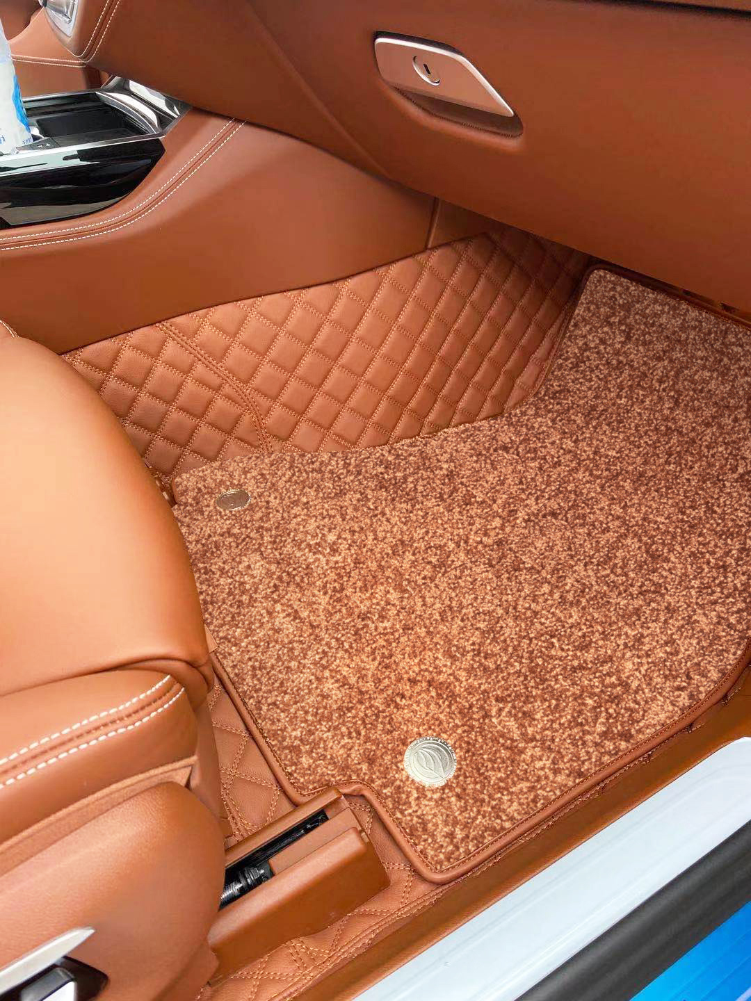 宝马7系汽车脚垫全包围,宝马新款7系奢华脚垫