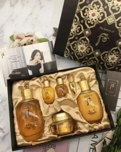 韩国whoo后套盒,韩国whoo后拱辰享套盒6件