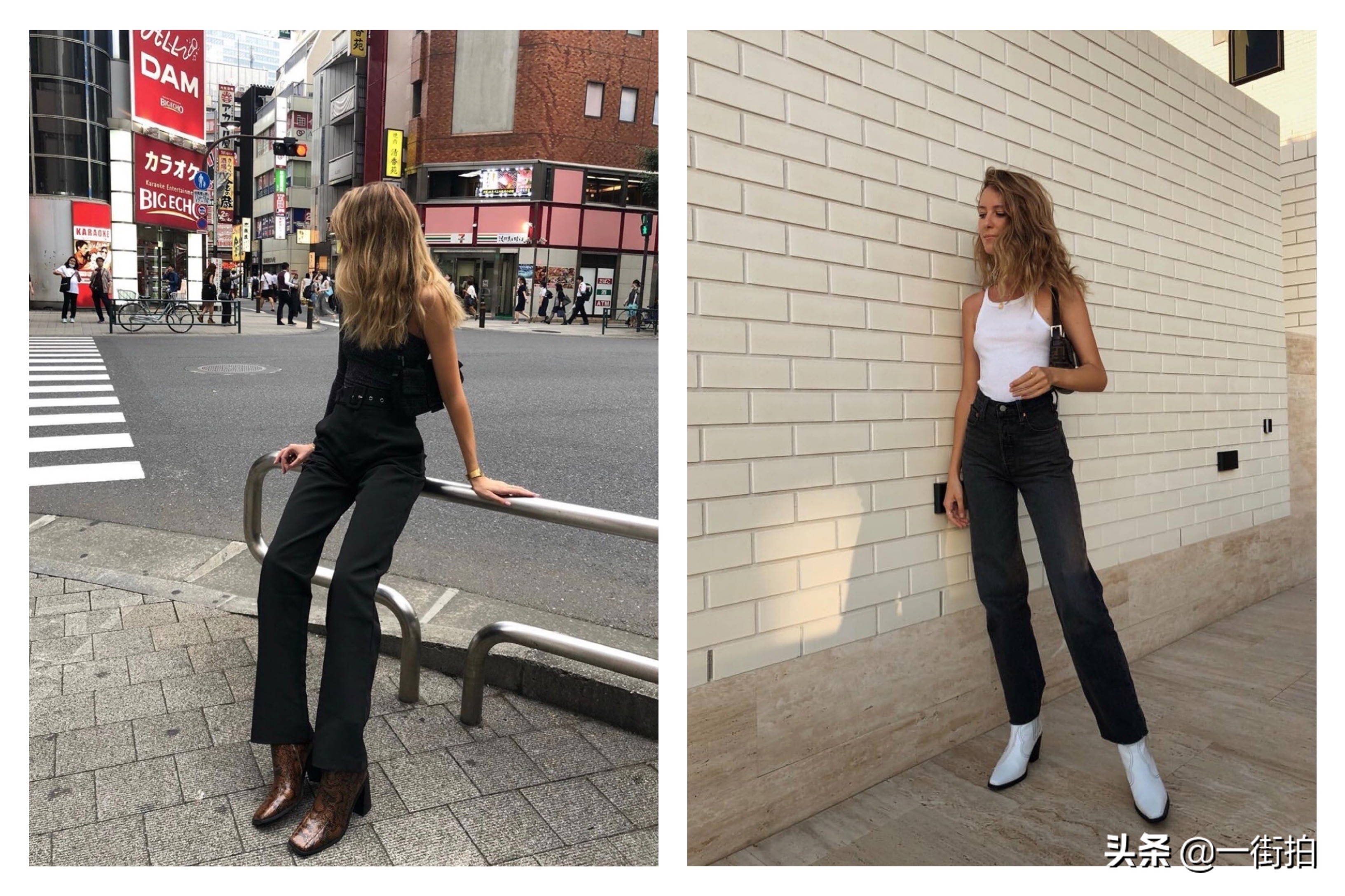 lisa同款拼接牛仔裤怎么搭配,教你如何选牛仔裤女式裤子