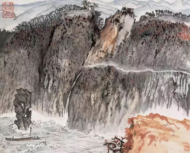 学画山水画的基础教程,小学画山水画的步骤和技巧