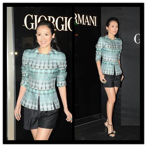 章子怡宽松穿搭,章子怡时尚穿搭展高级感